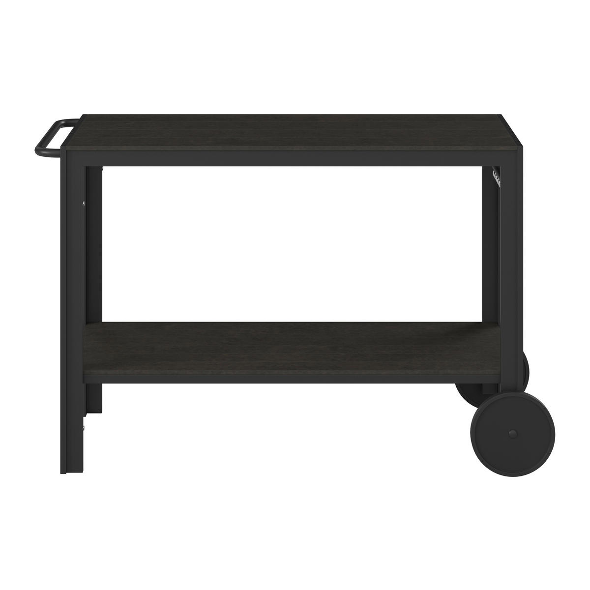 GARTEN-SERVIERWAGEN - Schwarz, Modern, Kunststoff/Metall (45/74/105cm) - Ambia Garden