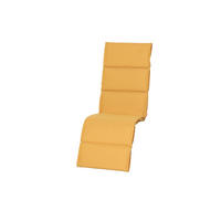 LIEGENAUFLAGE Uni  - Gelb, KONVENTIONELL, Textil (48/6/160cm) - Siena Garden