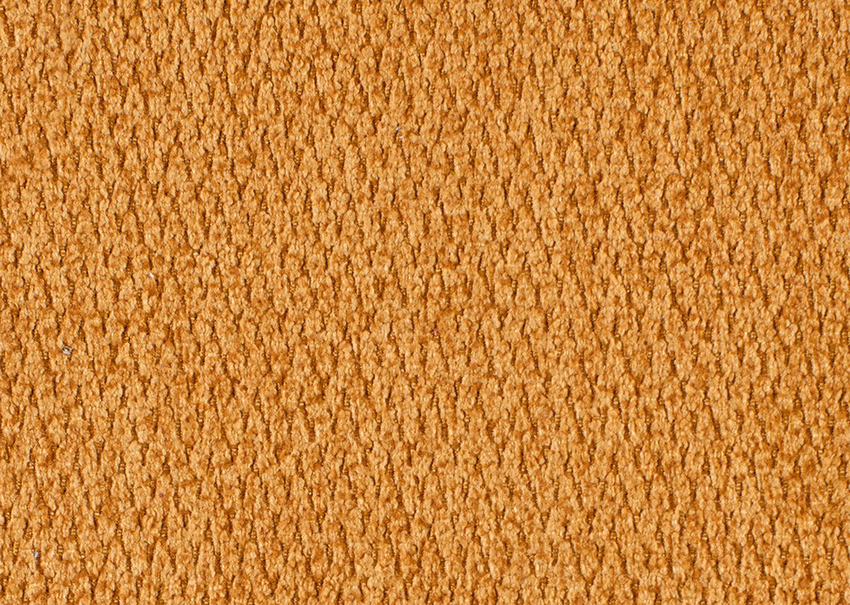 ECKSOFA in Chenille Orange  310/220 cm  - Schwarz/Orange, Design, Textil/Metall (310/220cm) - Beldomo Style