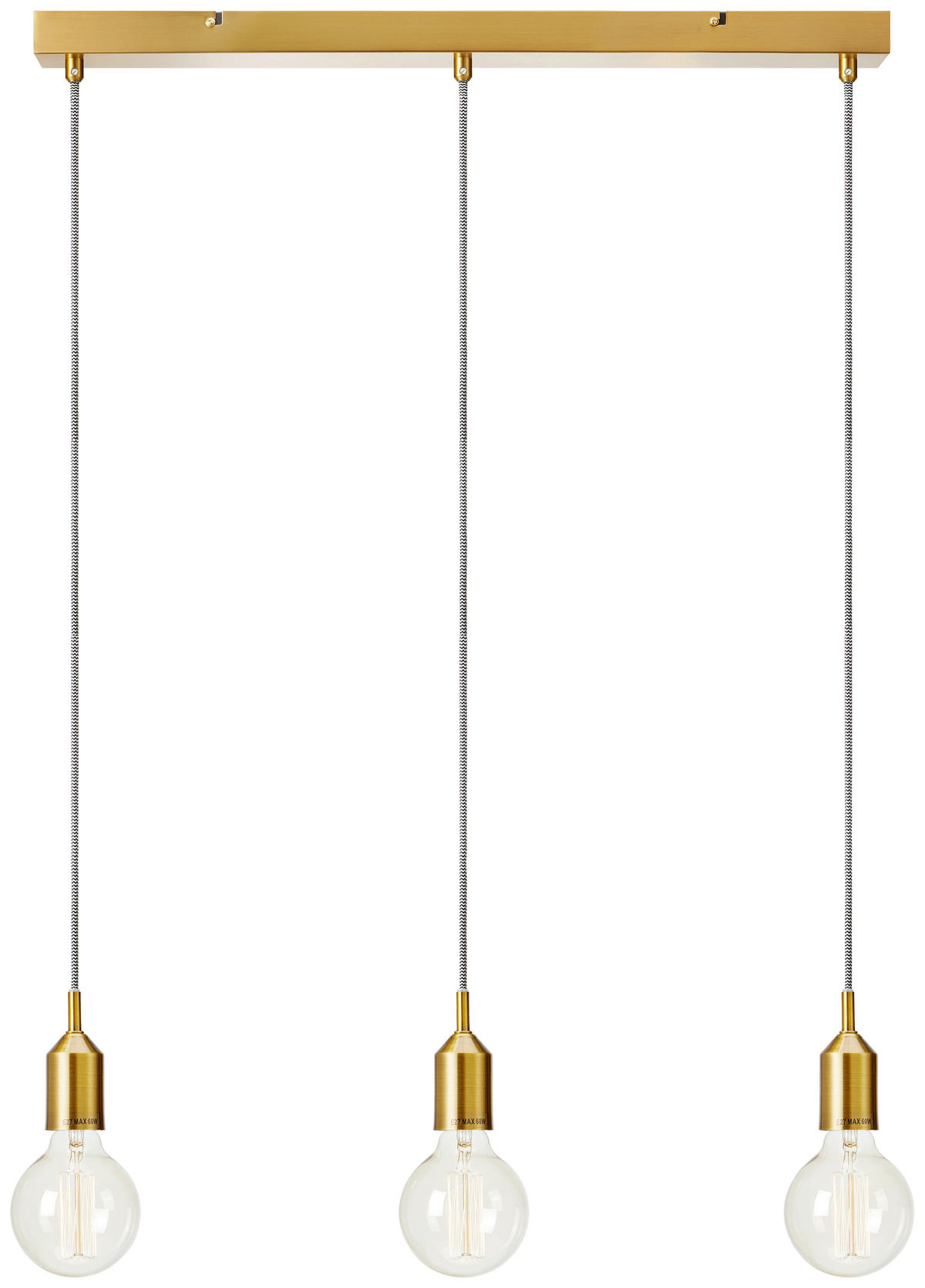 HÄNGELEUCHTE 68/160 cm  - Messingfarben, Basics, Metall (68/160cm) - Markslöjd