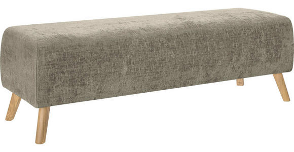 BETTBANK 145/45/48 cm - Hellbraun/Eichefarben, Design, Holz/Textil (145/45/48cm) - Esposa