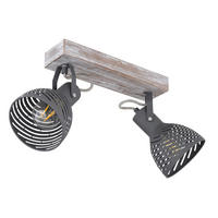 STRAHLER - Blau/Weiss, Basics, Holz/Metall (30/12,5/25cm) - Globo