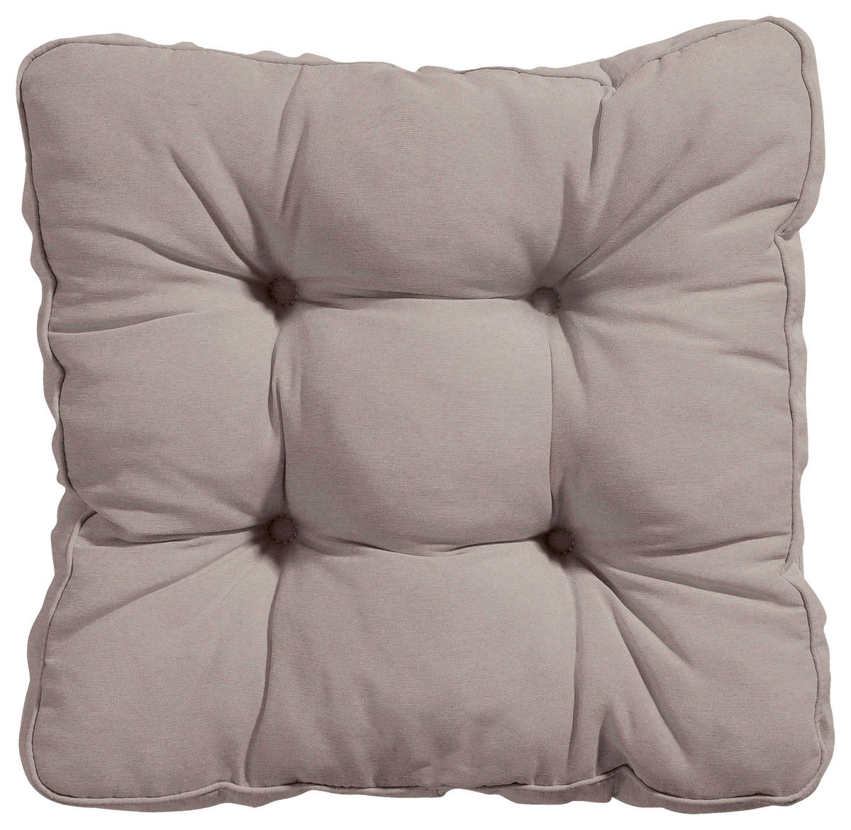 SITZKISSEN 47/47/6 cm    - Naturfarben, Basics, Textil (47/47/6cm)