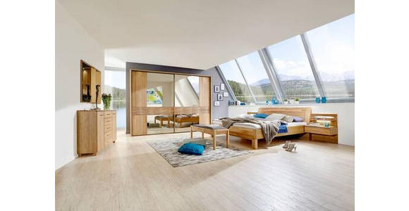SCHLAFZIMMER 180/200 cm in Eichefarben - Eichefarben, Design, Holz/Holzwerkstoff (180/200cm) - Dieter Knoll