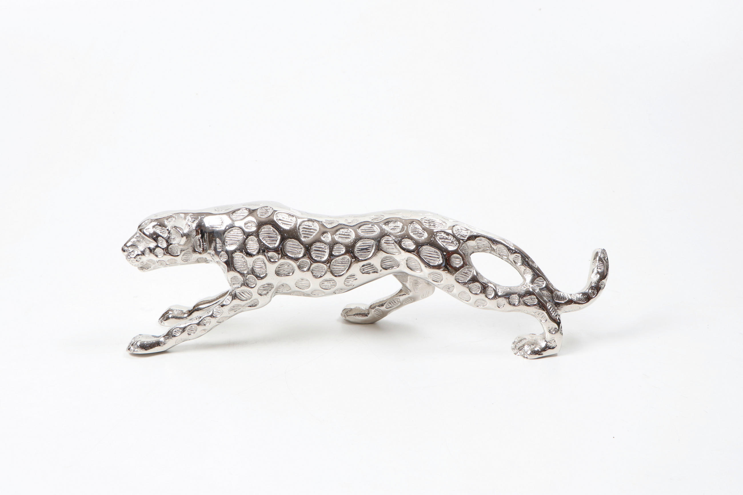 DEKORAČNÍ ZVÍŘÁTKO - barvy niklu, Design, kov (41/12/9cm) - Ambia Home