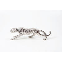 DEKORAČNÉ ZVIERATKO - niklová, Design, kov (41/12/9cm) - Ambia Home