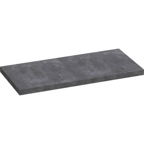 WASCHTISCH-ABDECKPLATTE 50,5/3,8/110 cm  - Dunkelgrau/Anthrazit, Trend, Holzwerkstoff (50,5/3,8/110cm) - Voleo