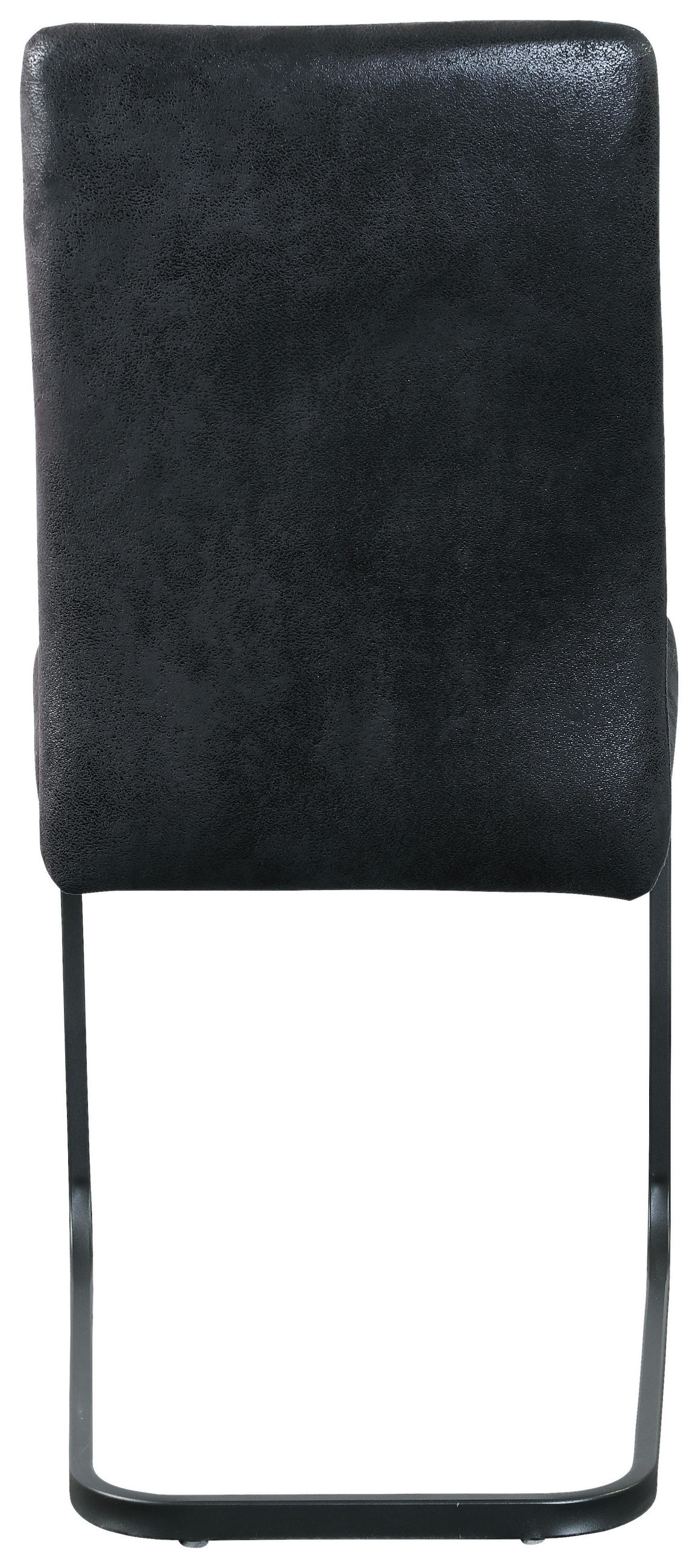 STUHL  in Eisen Webstoff Metall, Textil  - Schwarz, MODERN, Textil/Metall (43/92/56cm) - MID.YOU