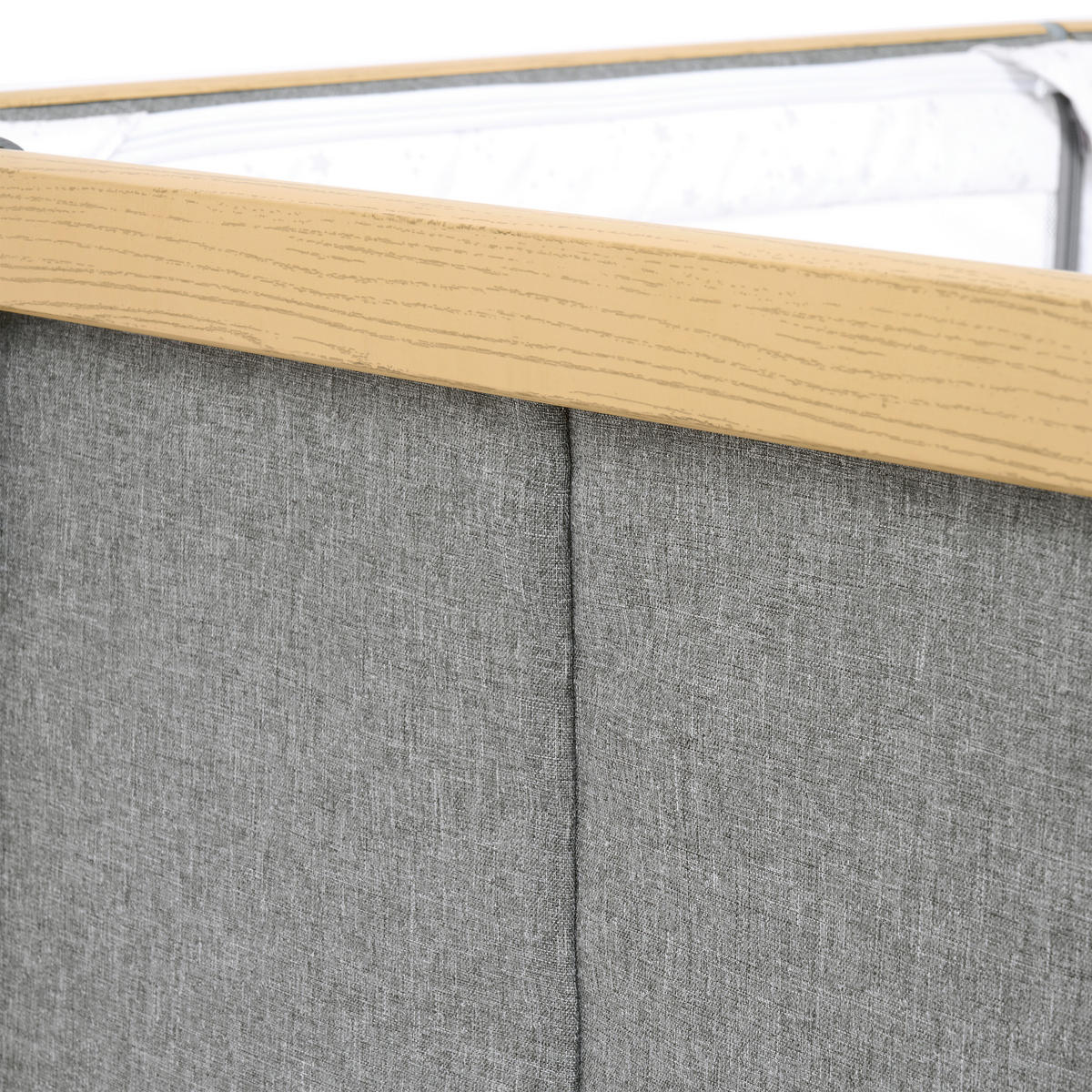 BEISTELLBETT  84/84/83,2 cm  - Ecru/Weiß, Basics, Holzwerkstoff/Kunststoff (84/84/83,2cm) - Jimmylee