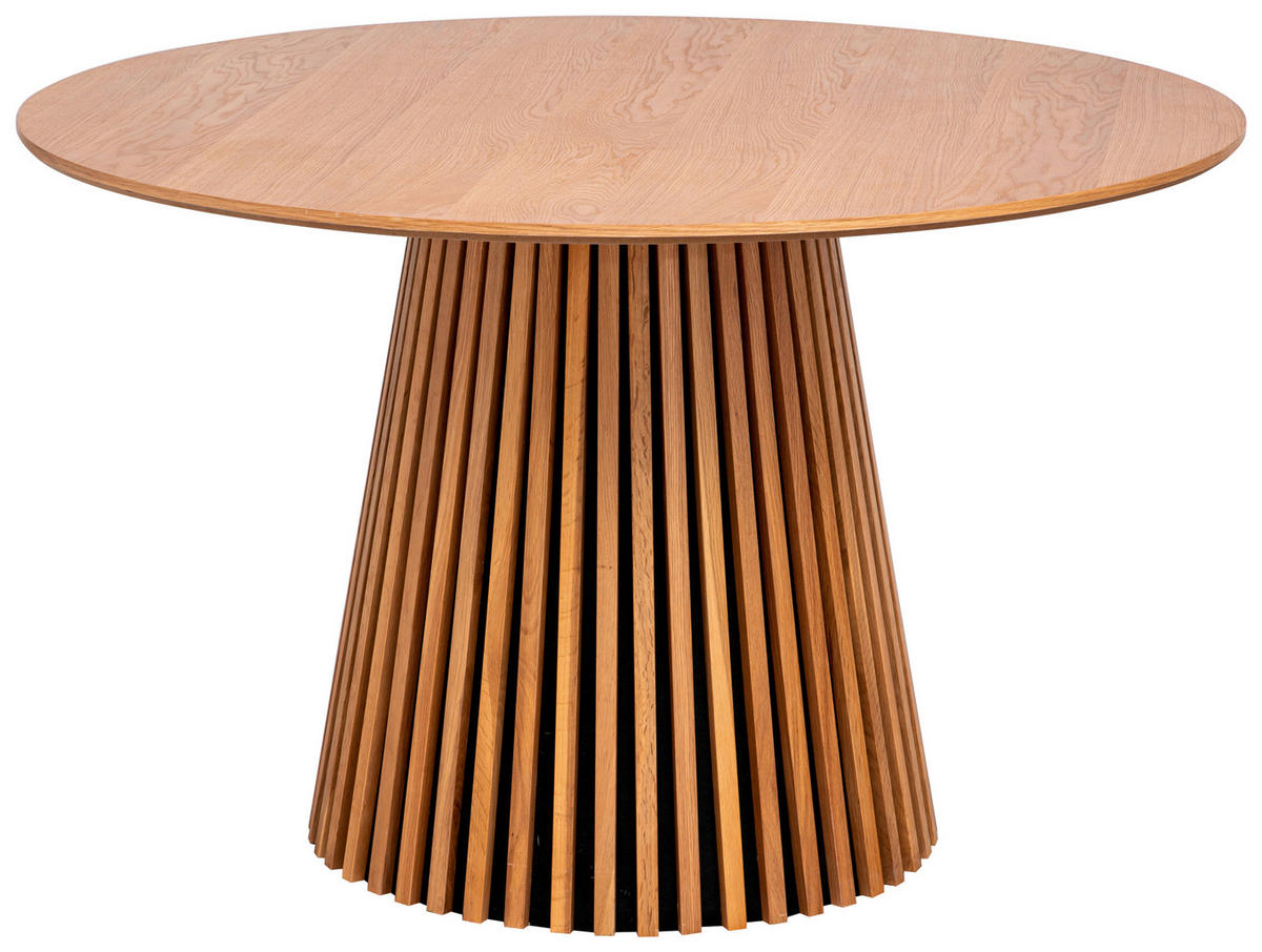 ESSTISCH in Holz, Holzwerkstoff 120/120/76 cm  - Eichefarben, Design, Holz/Holzwerkstoff (120/120/76cm) - Ambia Home