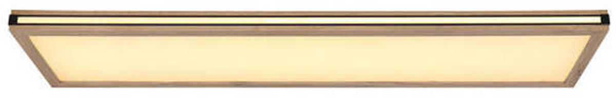 STROPNA LED-SVETILKA   //3000 K/230 V/ - črna/bela, Natur, kovina/umetna masa (120/30/7,5cm) - Globo