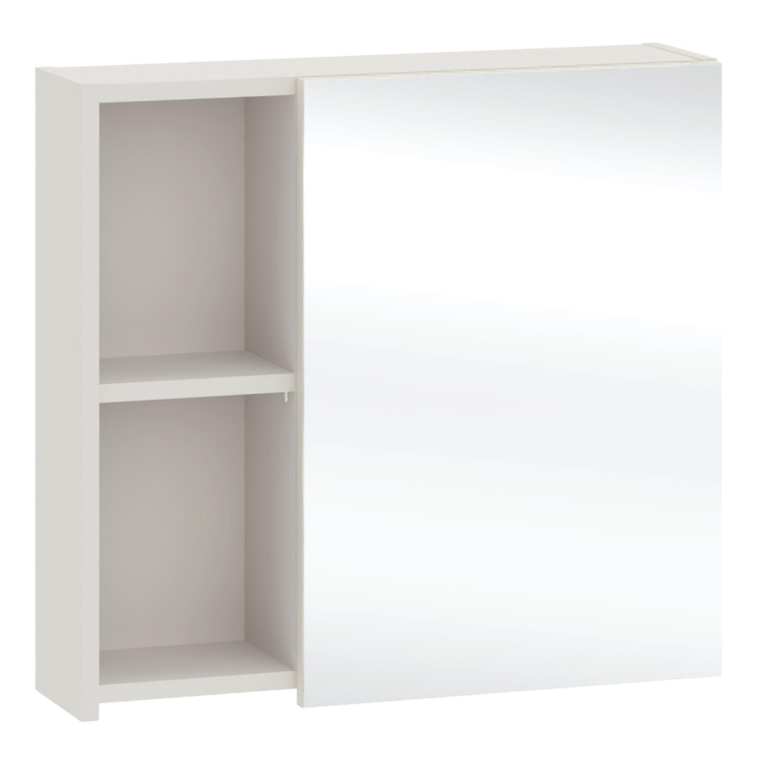 SPIEGELSCHRANK 60/56/15,1 cm  - Kaschmir, Trend, Glas/Holzwerkstoff (60/56/15,1cm) - Respekta