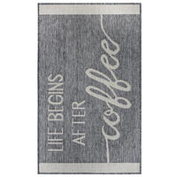 KÜCHENLÄUFER 92/150 cm Cucina Grau, Creme  - Creme/Grau, Design, Kunststoff (92/150cm) - Hanse Home