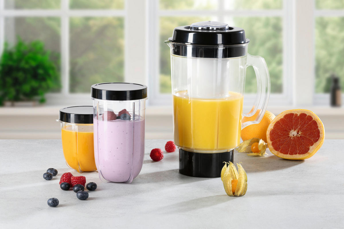 Shake-Mixer GOURMETmaxx  - Silberfarben/Schwarz, Basics, Kunststoff/Metall (11,5/32,0/11,5cm)