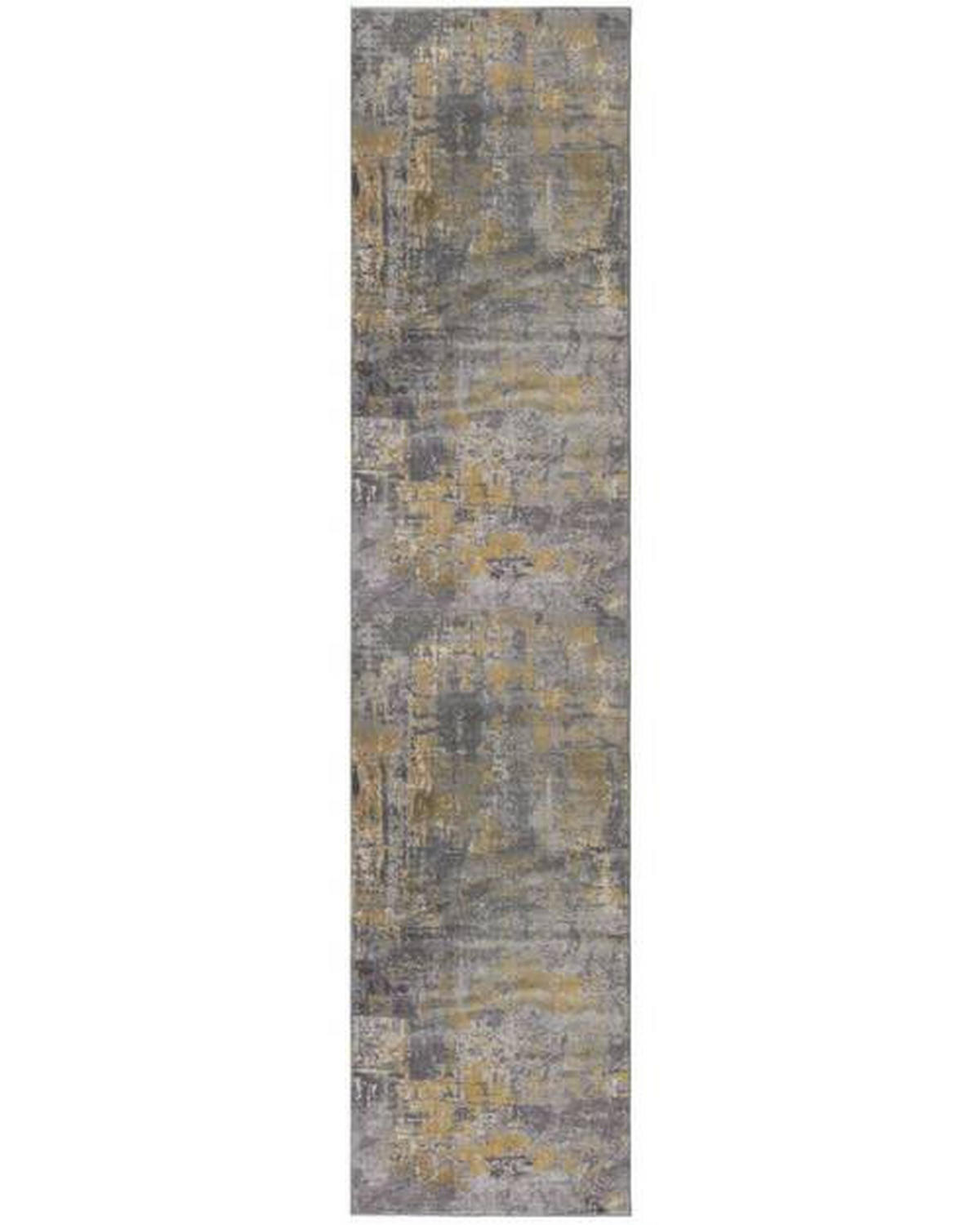 KOBEREC, 300/80 cm, žlutá, šedá - šedá/žlutá, Basics, textil (300/80cm)