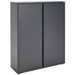 SCHUHSCHRANK  in 97,5/120/34 cm  - Anthrazit, KONVENTIONELL, Holzwerkstoff/Kunststoff (97,5/120/34cm) - Xora