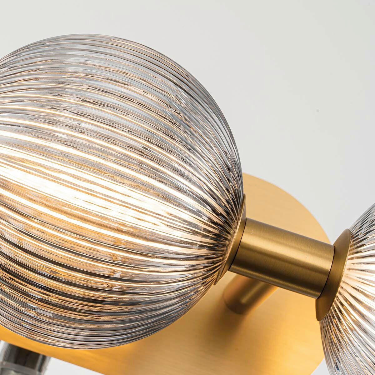 WANDLEUCHTE - Goldfarben, Konventionell, Glas/Metall (15,1/58,7cm) - Elstead Lighting