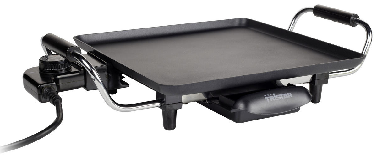 TISCHGRILL TRISTAR BP-2958  - Schwarz/Alufarben, KONVENTIONELL, Metall (28/28cm) - Atrigo