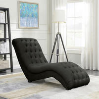 RELAXLIEGE Mikrofaser Anthrazit  - Anthrazit/Schwarz, Design, Kunststoff/Textil (67/90/159cm) - P & B