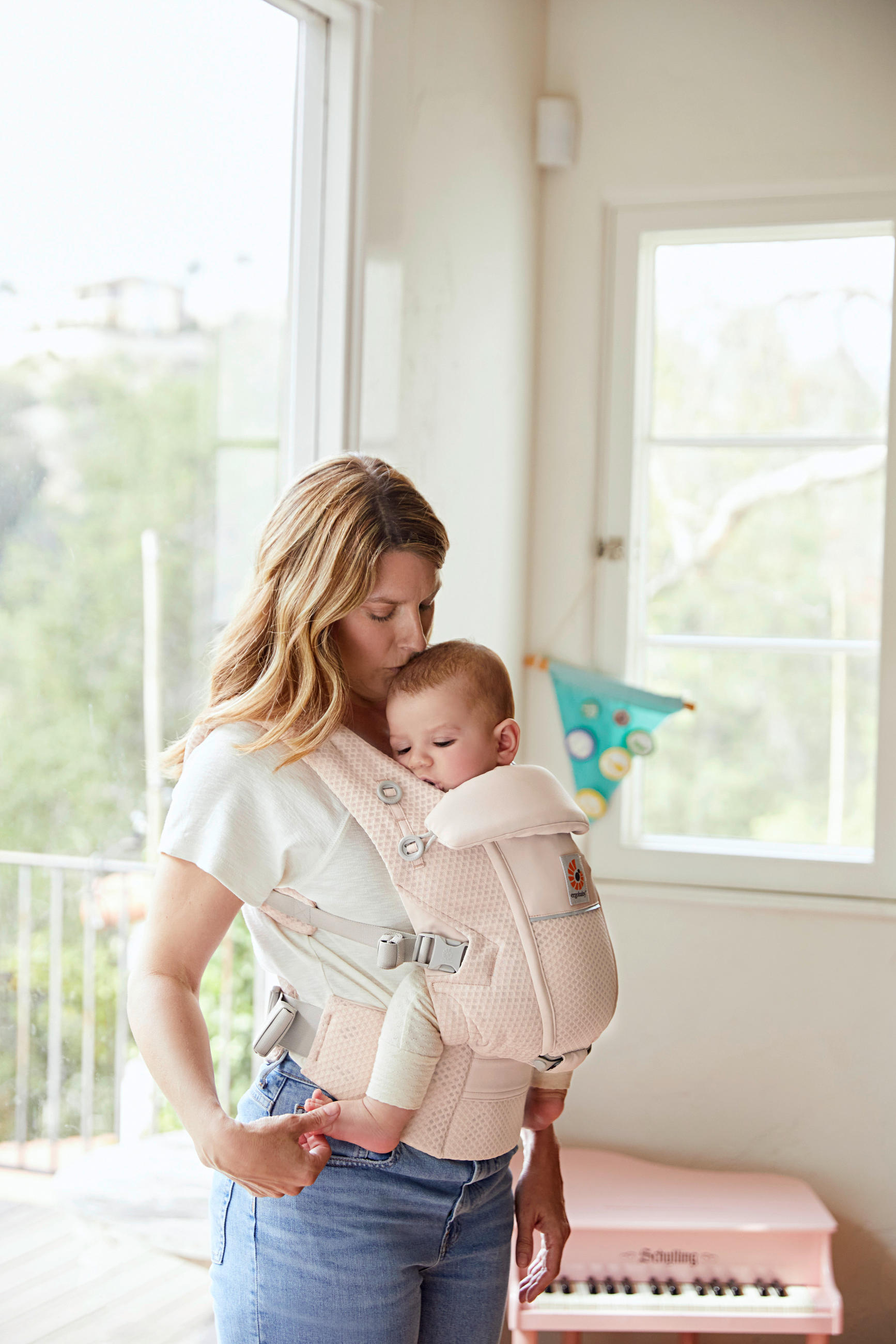 BABYTRAGE Adapt Soft Flex Mesh  - Hellrosa, Basics, Textil (26,8/17/17cm) - Ergo Baby