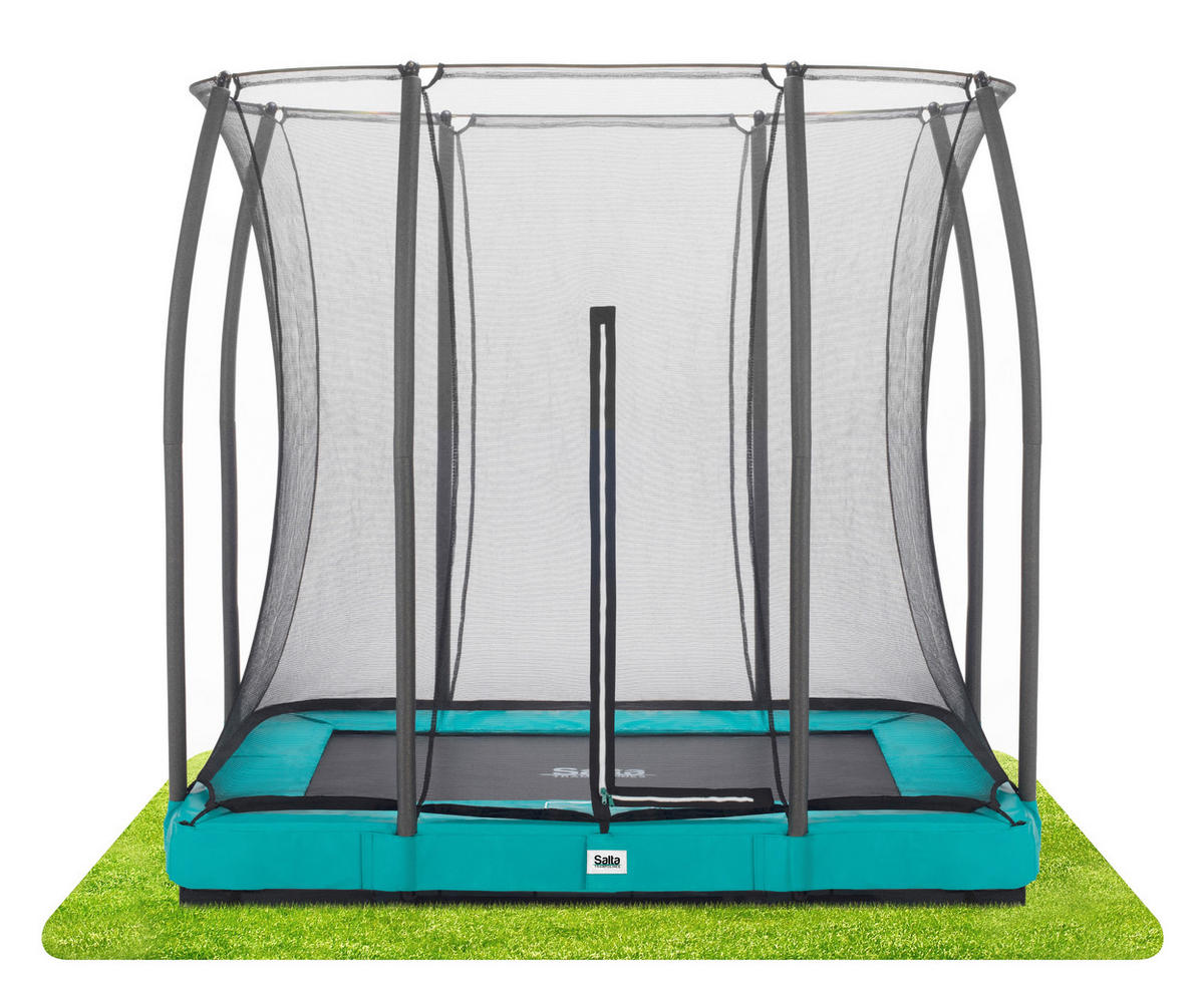 Trampolin Salta Comfort Ground Salta Comfort Edition Ground  - Grün, Basics, Metall (214/153cm) - Salta