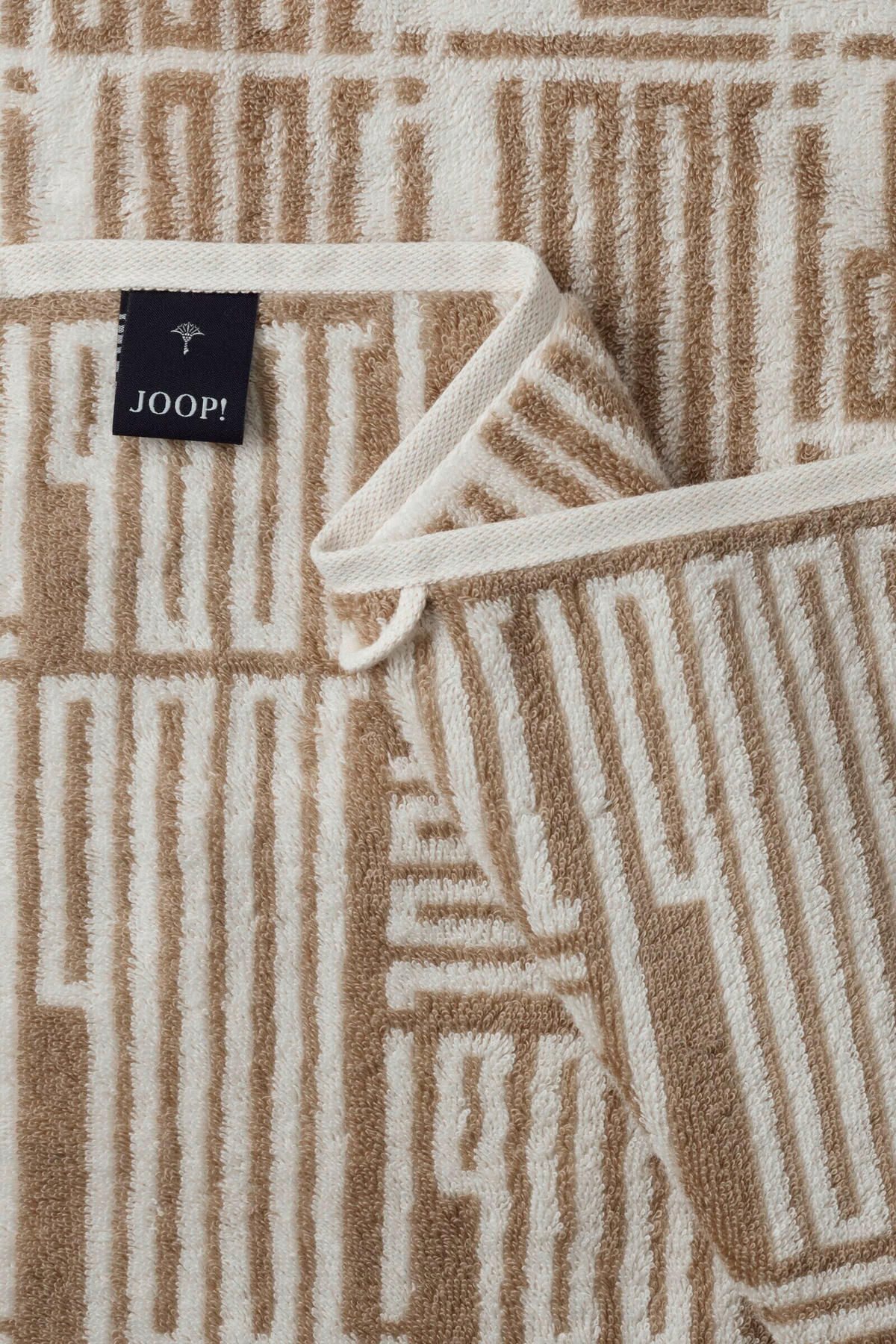DUSCHTUCH 80/150 cm JOOP! BARS  - Creme, Basics, Textil (80/150cm) - Joop! Living