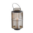 LATERNE - Goldfarben/Schwarz, Design, Metall (20/40cm) - Ambia Home
