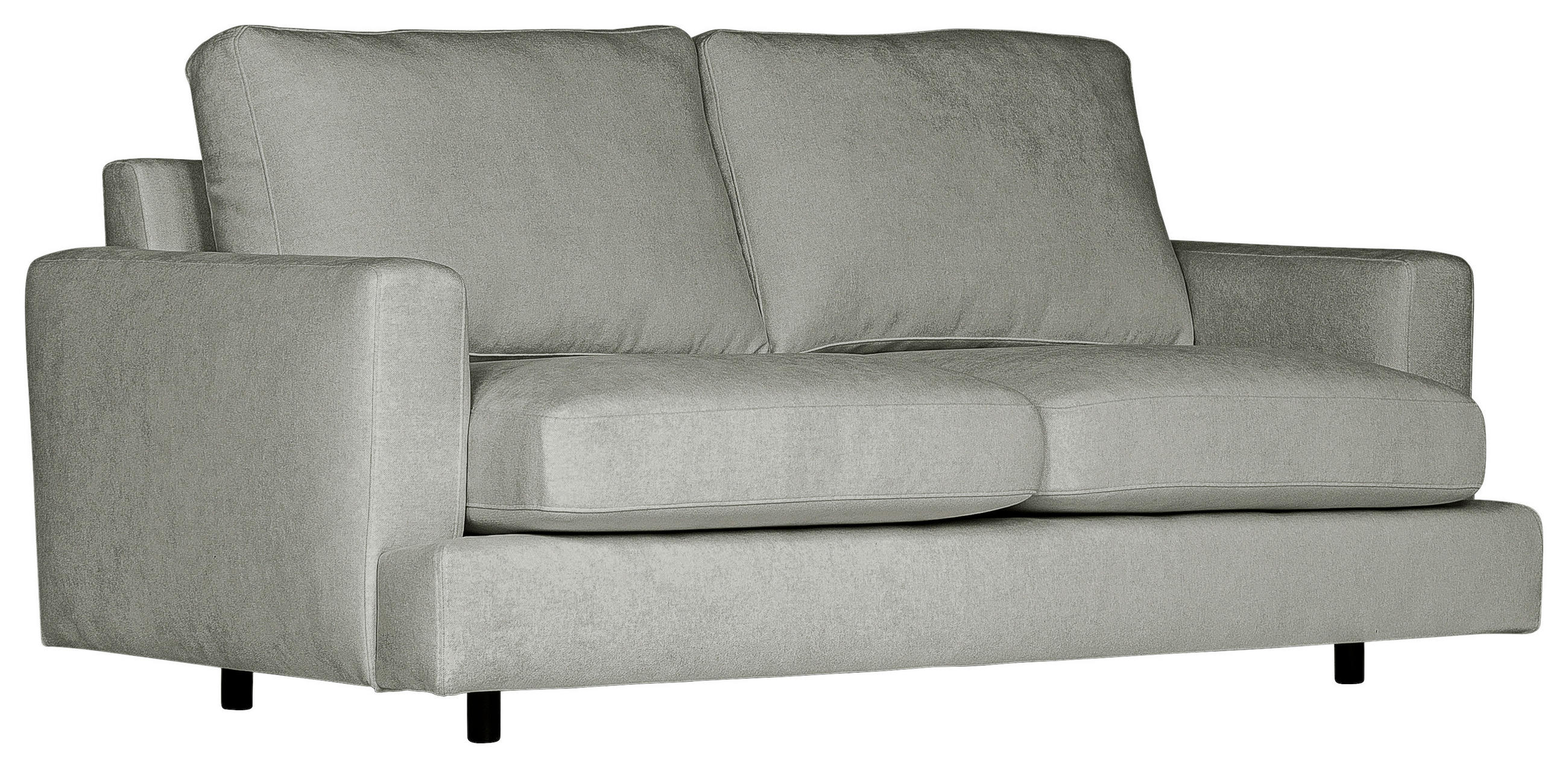 2,5-SITS SOFFA i grå  - svart/grå, Klassisk, trä/textil (186/87/105cm) - Best Price
