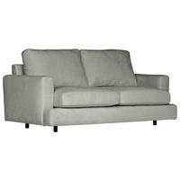2,5-SITS SOFFA i grå  - svart/grå, Klassisk, trä/textil (186/87/105cm) - Best Price