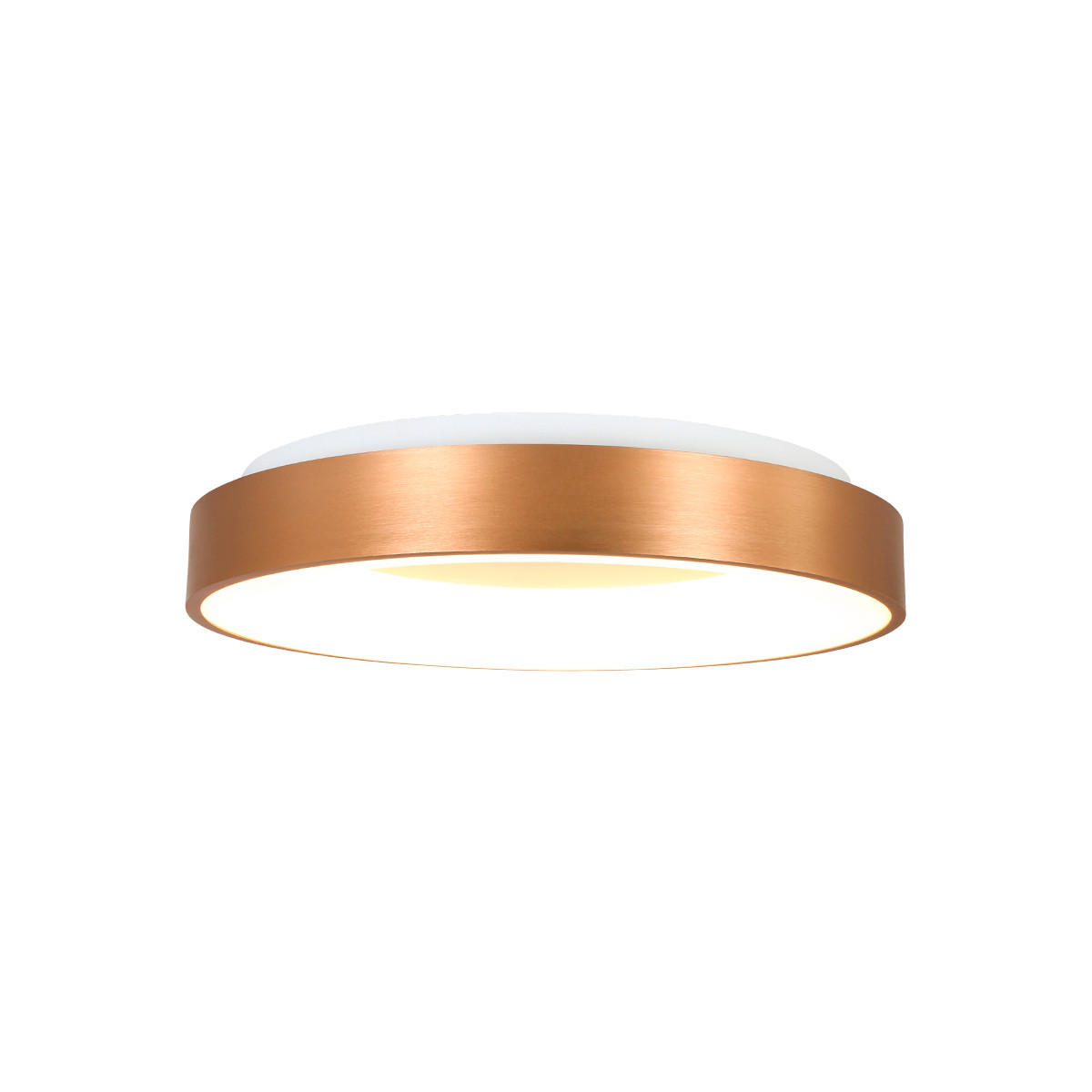 LED-DECKENLEUCHTE Ringlede 38/9 cm   - Goldfarben, Basics, Kunststoff/Metall (38/9cm)