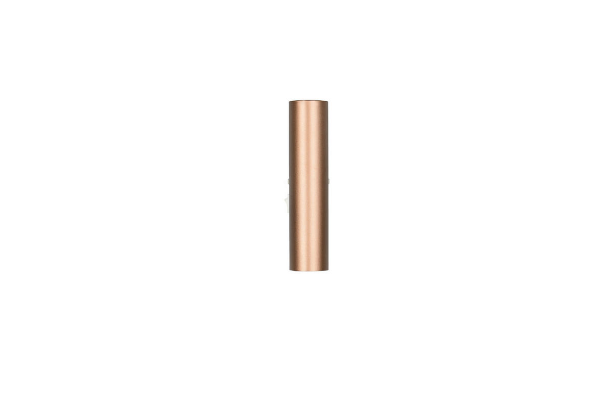 WANDLEUCHTE Taryn 4/18/7 cm   - Braun, Design, Metall (4/18/7cm)