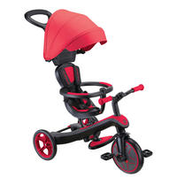 DREIRAD EXPLORER TRIKE 4in1  - Rot, Basics, Kunststoff (95/47/97.5cm) - GLOBBER