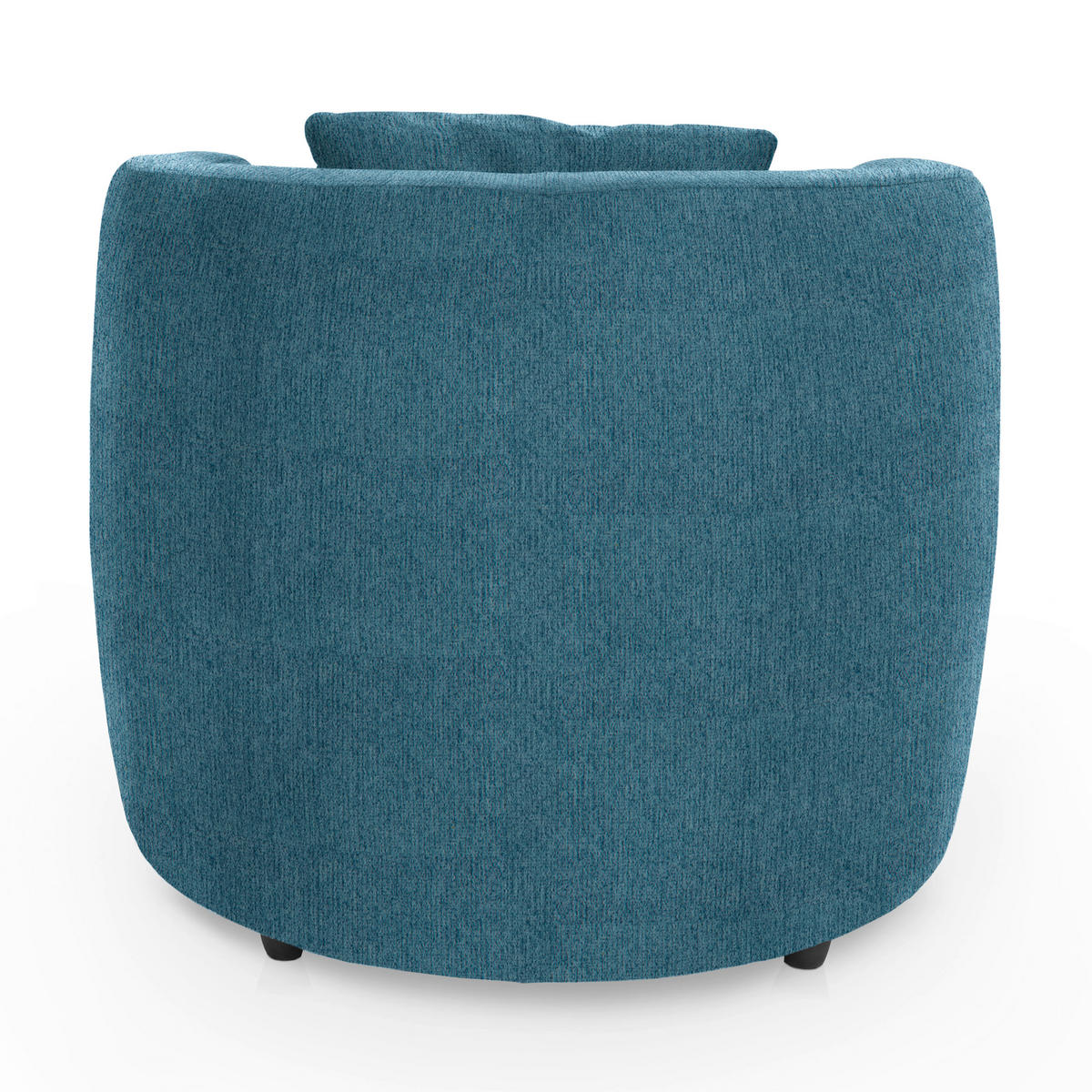 COCKTAILSESSEL in Chenille Blau  - Blau/Schwarz, Design, Kunststoff/Textil (81/74/81cm) - Livetastic