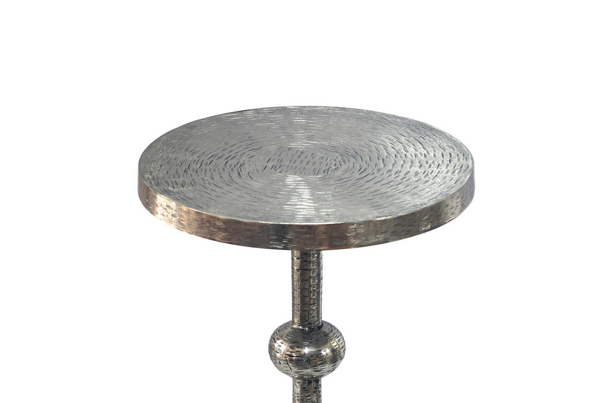 SIDOBORD i metall 30/30/56 cm  - silver, Design, metall (30/30/56cm) - Livetastic