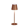AKKU-TISCHLEUCHTE Viletto 11/36,5 cm   - Rostfarben, KONVENTIONELL, Metall (11/36,5cm)