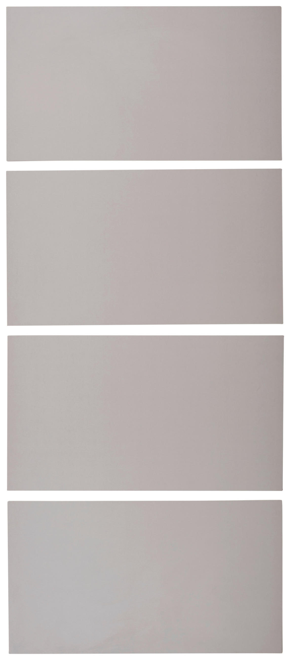 FRONTPANEELSET  - Hellgrau, KONVENTIONELL, Holzwerkstoff (92/202cm) - Hom`in