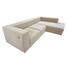 WOHNLANDSCHAFT - Creme/Schwarz, MODERN, Kunststoff/Textil (304/194cm) - DIETER KNOLL