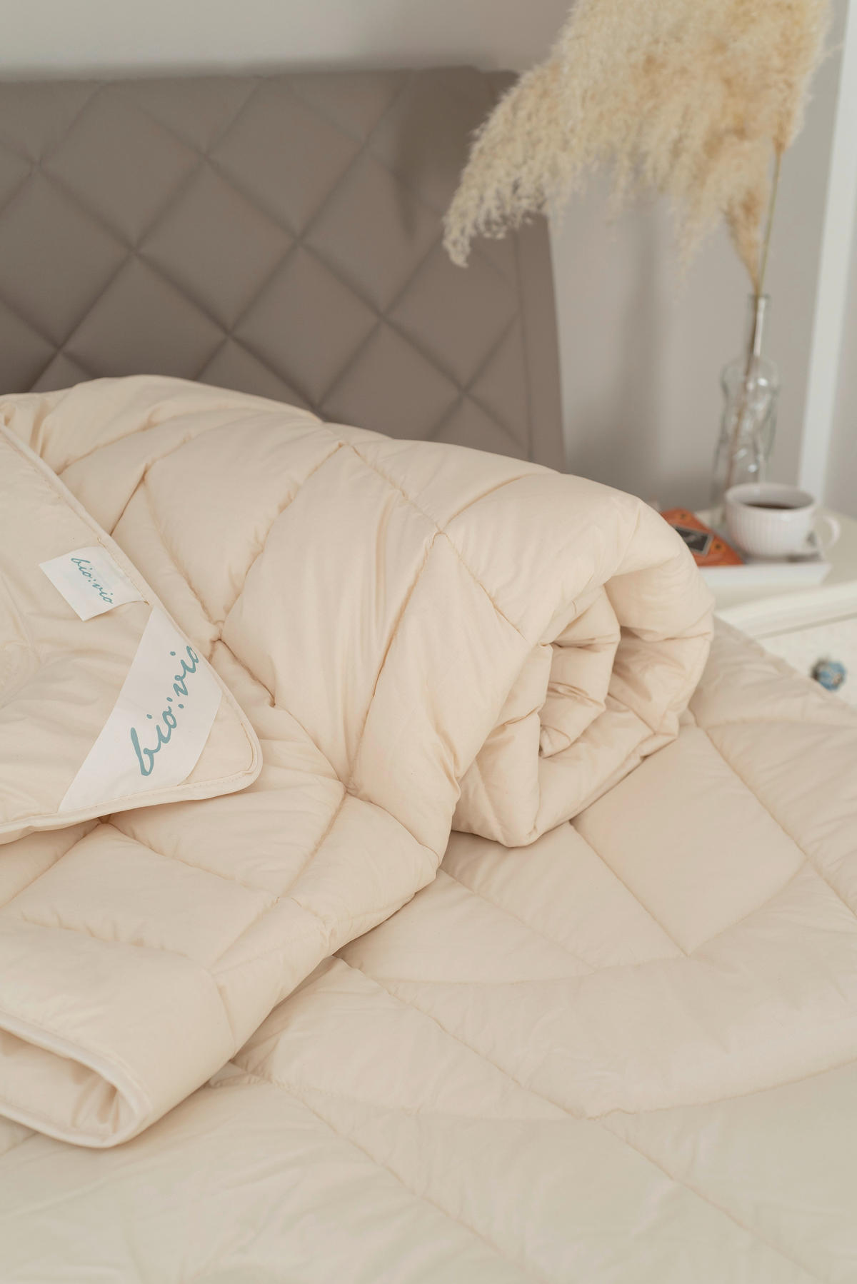 CELOLETNA ODEJA CORN BLOSSOM 140/200 cm  - naravne barve, Basics, tekstil/naravni materiali (140/200cm) - Bio:Vio