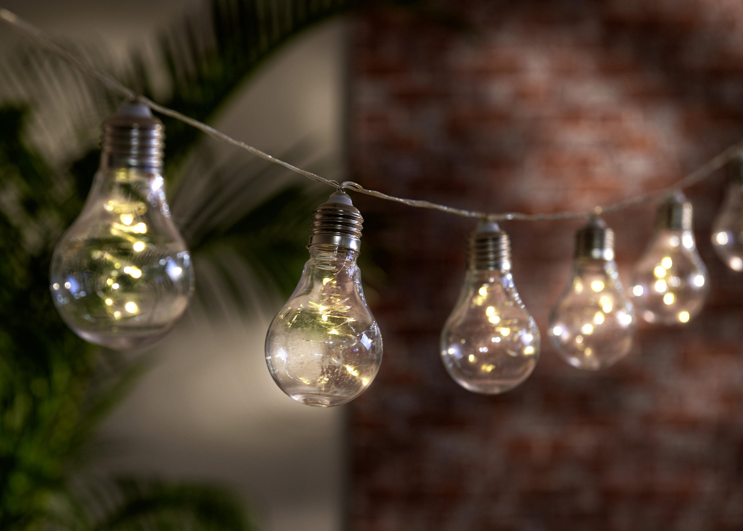 SOLARLICHTERKETTE 380 cm   - Transparent/Schwarz, LIFESTYLE, Kunststoff/Metall (380cm) - Ambia Garden