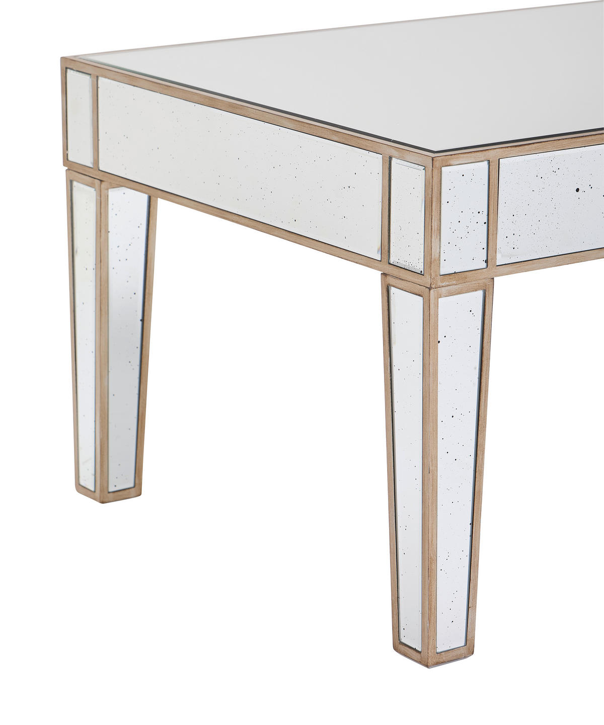 COUCHTISCH Spiegelglas rechteckig Klar  - Klar, Design, Glas/Holzwerkstoff (90/45/60cm) - MID.YOU