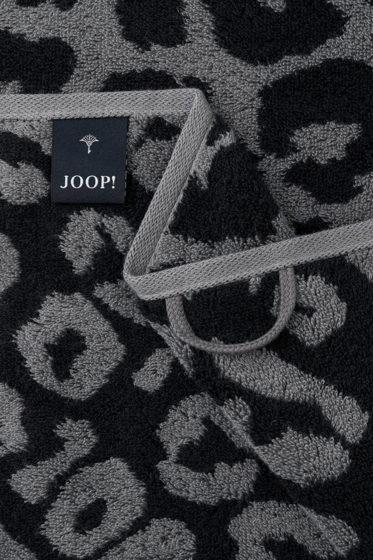 DUSCHTUCH 80/150 cm JOOP! LEO  - Graphitfarben, Basics, Textil (80/150cm) - Joop! Living