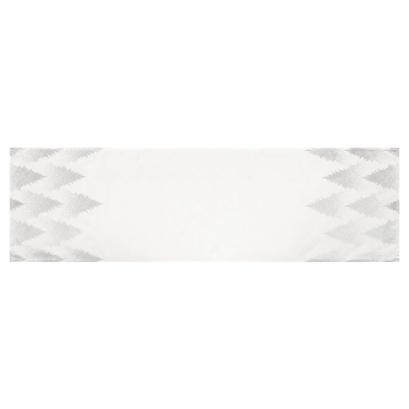ÚZKY OBRUS, 40/150 cm, strieborná - strieborná, Trend, textil (40/150cm) - X-Mas