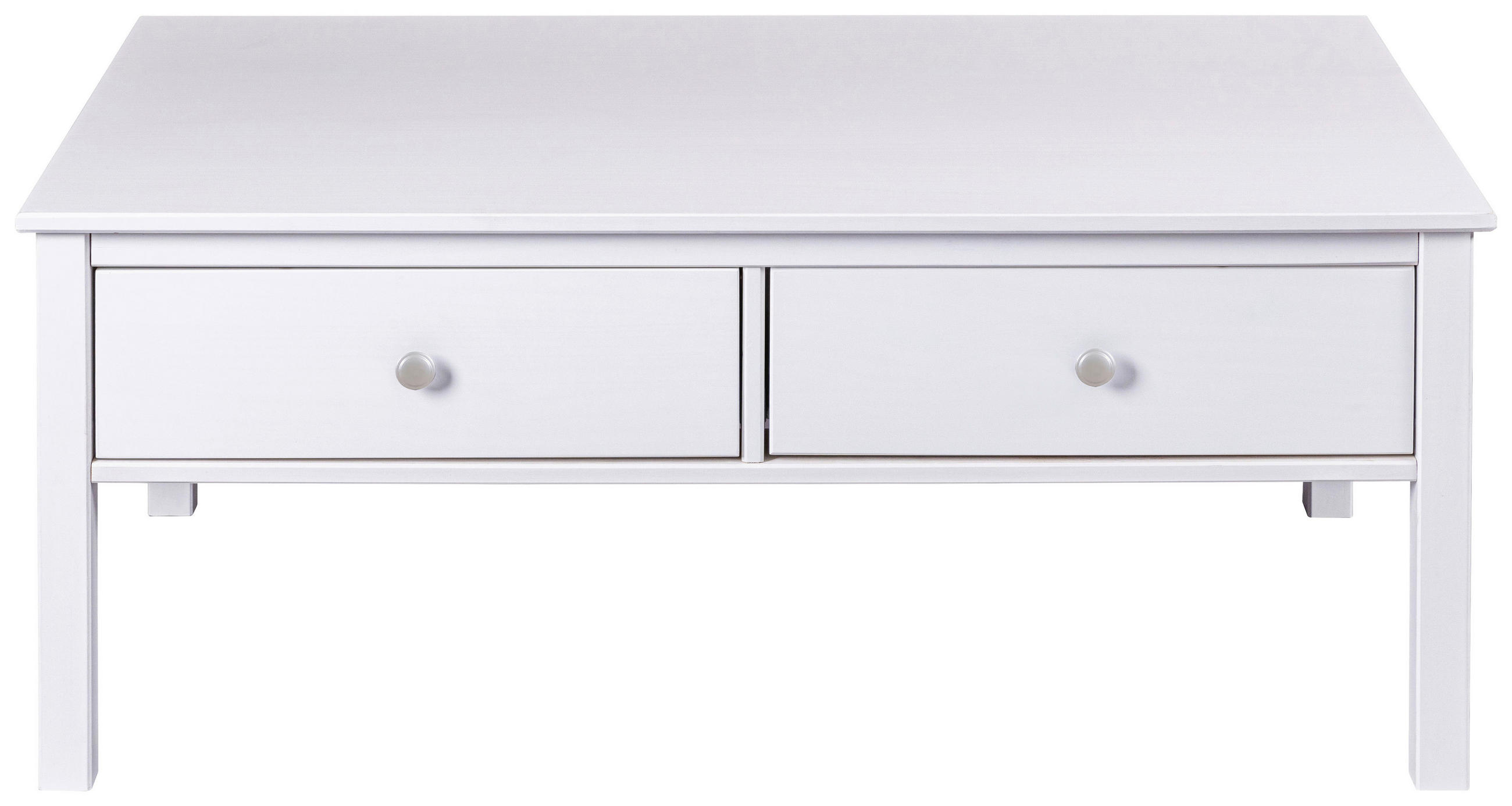KLUBSKA MIZA, bela  - srebrne barve/bela, Design, kovina/les (110/70/47cm) - Livetastic