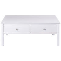 KLUBSKA MIZA, bela  - srebrne barve/bela, Design, kovina/les (110/70/47cm) - Livetastic