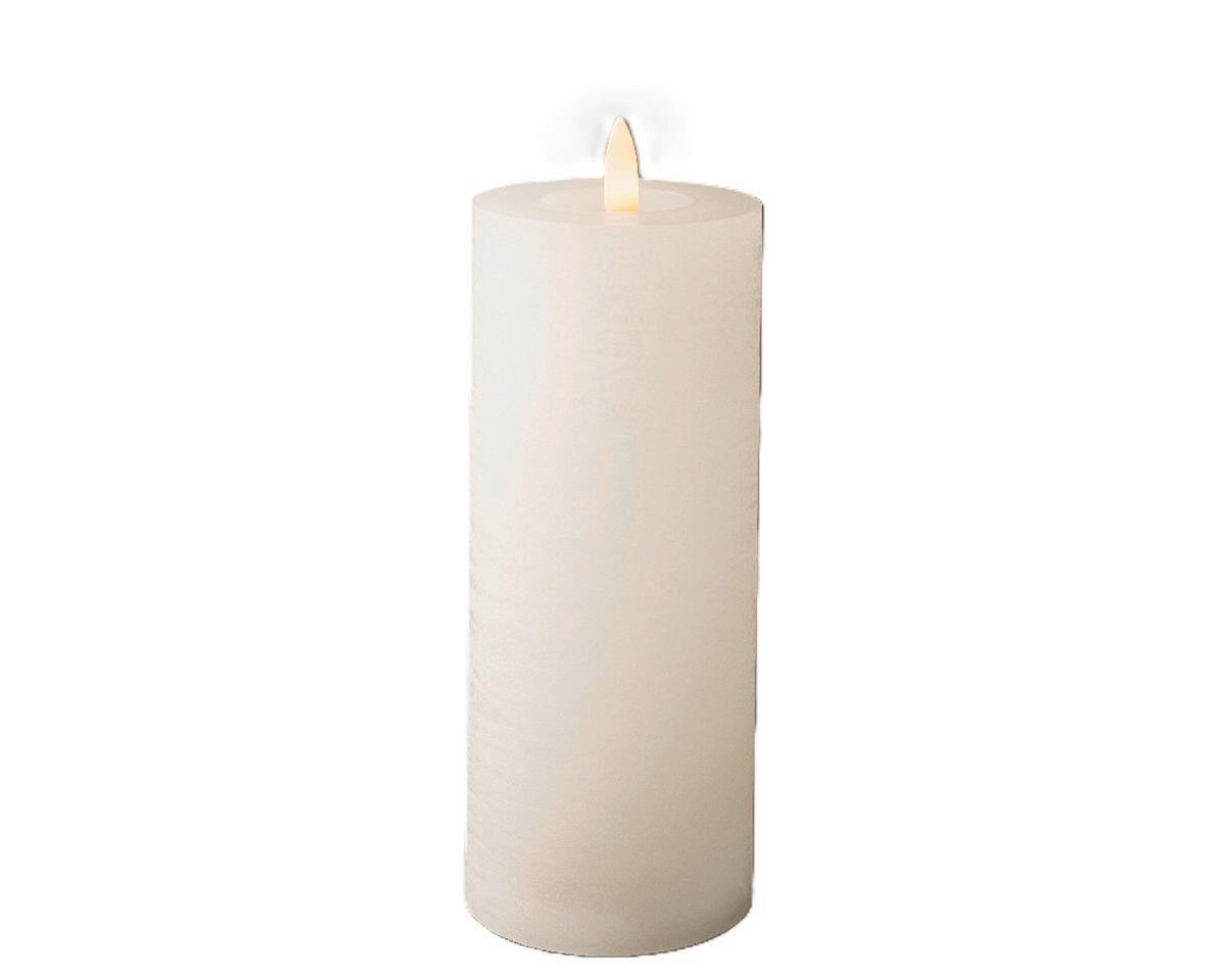 LED-KERZE 7/19 cm  - Weiß, Basics, Kunststoff/Paraffin (7/19cm) - Ambia Home