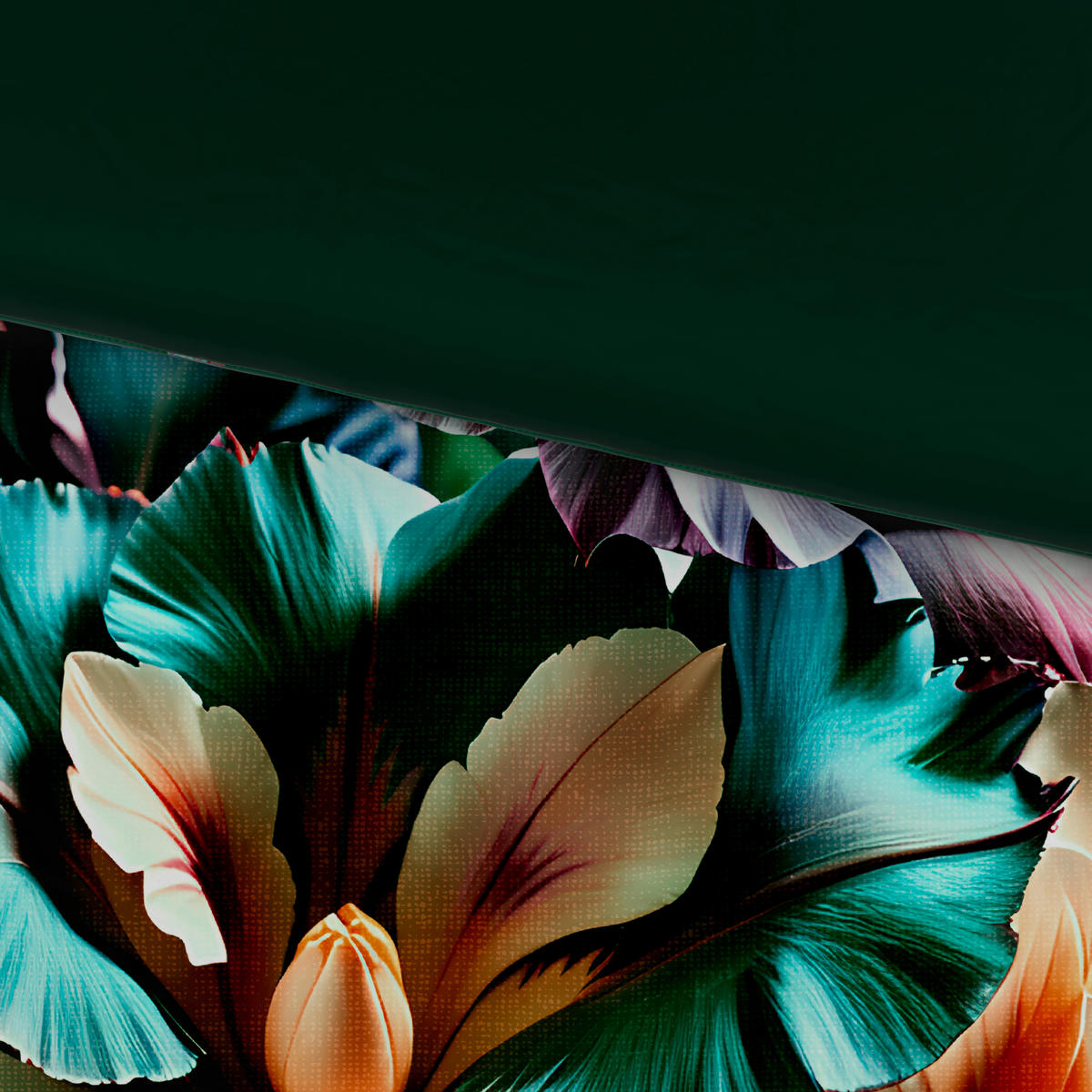 WENDEBETTWÄSCHE Satin 135/200 cm  - Grün, Textil (135/200cm) - Novel