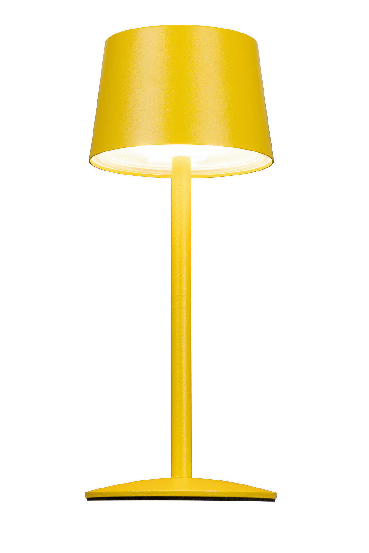 AKKU-TISCHLEUCHTE 9/22 cm  - Gelb, Basics, Metall (9/22cm) - Novel