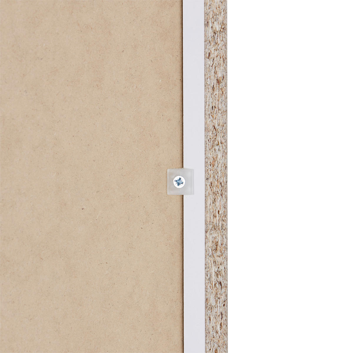 KLEIDERSCHRANK 135/195/60 cm 3-türig Weiß, Eichefarben  - Eichefarben/Weiß, KONVENTIONELL, Holzwerkstoff/Kunststoff (135/195/60cm) - MID.YOU
