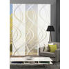 FLÄCHENVORHANG TIBERIO, 3-TLG.  3 Stück  halbtransparent   60/245 cm  - Weiß, MODERN, Textil (60/245cm)