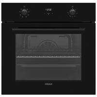 EINBAUBACKOFEN BOAHSD65  - Schwarz, Basics, Glas/Metall (59,5/59,5/57cm) - Mican